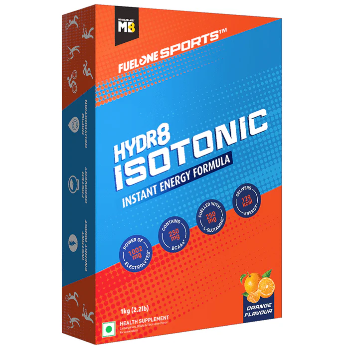 MuscleBlaze Isotonic Instant Energy | With Electrolytes, BCCAs & Glutamine 1kg ( FREE DELIVERY )