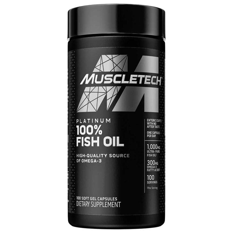 Muscletech Platinum 100% Fish Oil | 100 Softgels ( FREE DELIVERY )