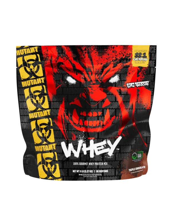 Mutant Whey 2.27 Kg (5 Lbs) Gmc importer ( chocolate flavour ) Latest packing 2027 exp ( FREE DELIVERY )