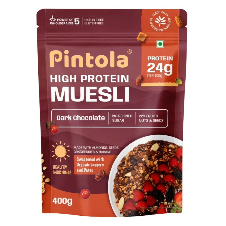 Pintola High Protein Muesli Dark Chocolate & Cranberry � 1 Kg (2.2 Lb)