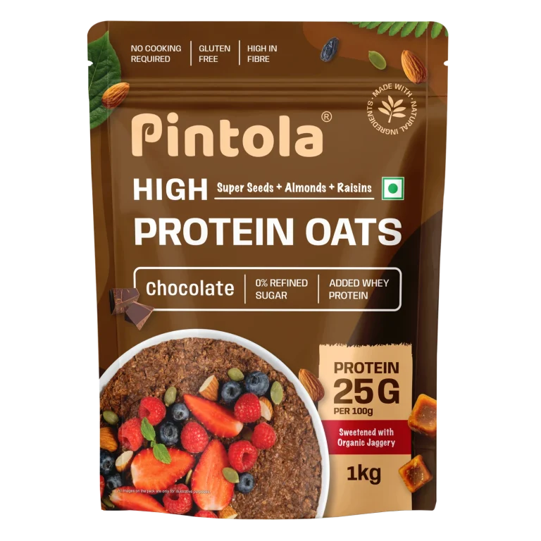 Pintola High Protein Oats � 1 Kg (2.2 Lb), Dark Chocolate